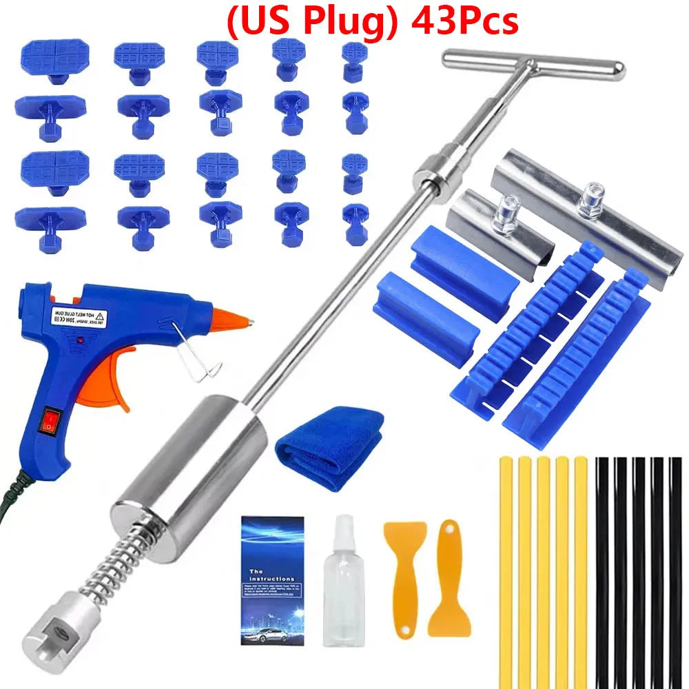 Paintless Dent Removal Kit with Slide Hammer and T-Bar Tools - image 8