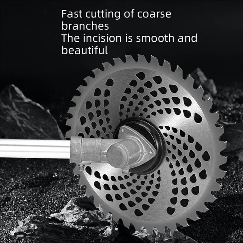 10-Inch 60-Tooth Circular Grass Cutting Blade with Accessories