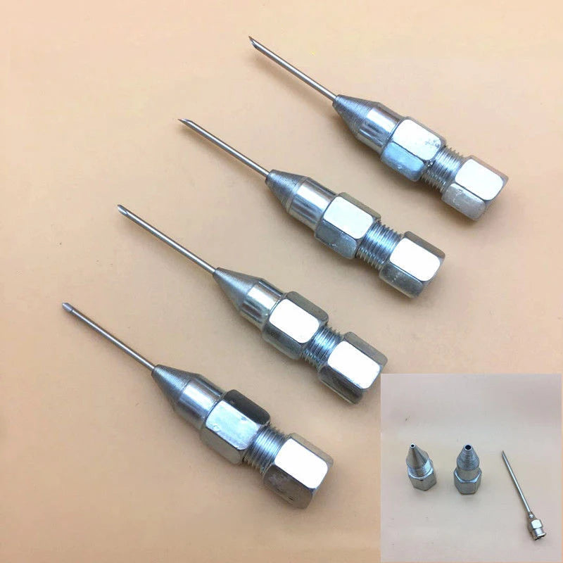 Needle Grease Gun Head Grease Nozzle Grease Gun Accessories Sealed Bearings Removable Refueling Removable Detachable Grease Need