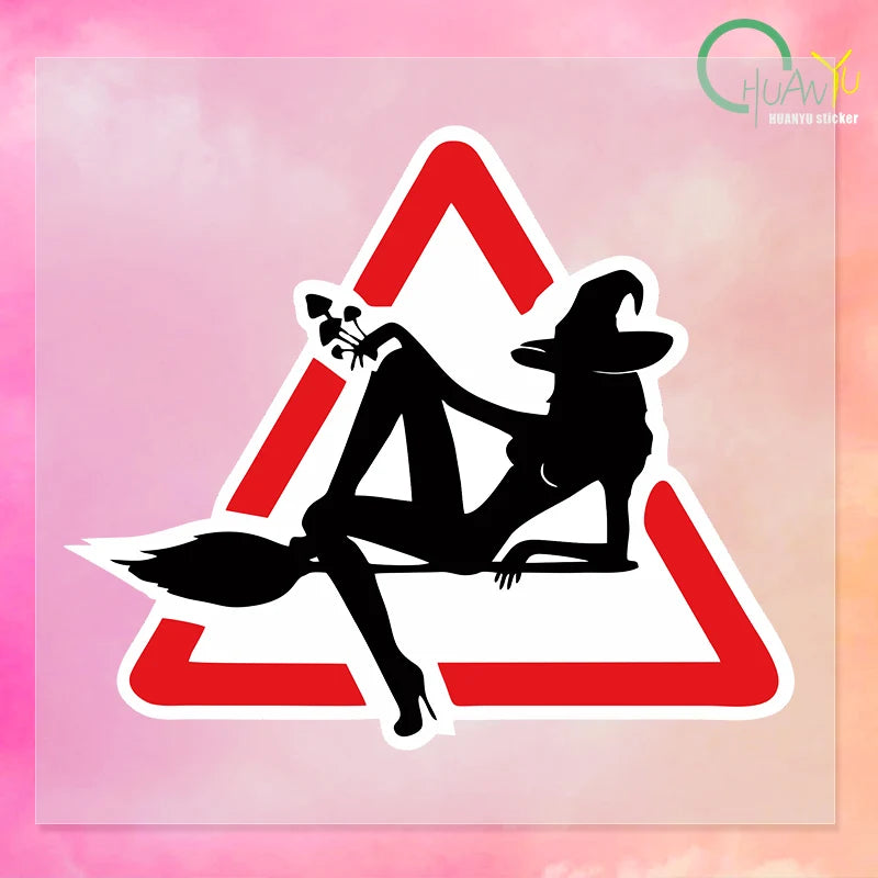Witch Vinyl Car Decal, Waterproof Sticker for Auto and Laptop - view 6