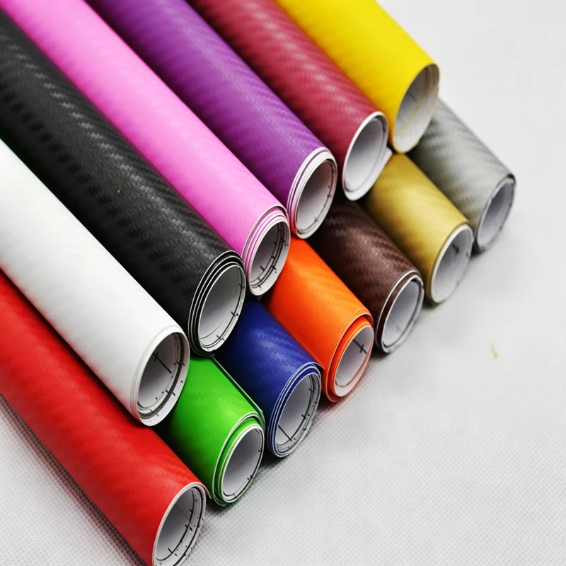 3D Carbon Fiber Vinyl Wrap Roll 150cm for Car & Motorcycle Styling - image 3