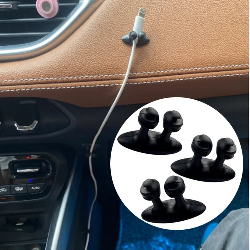 Car Dashboard Cable Organizer - Tangle-Free Charger Holder - image 3