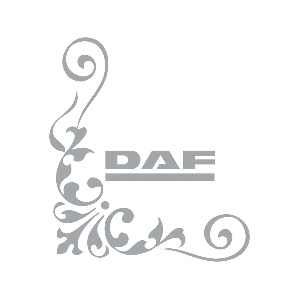 2pc Calligraphy Corner Window Graphics for DAF Lorry Cabs - view 18
