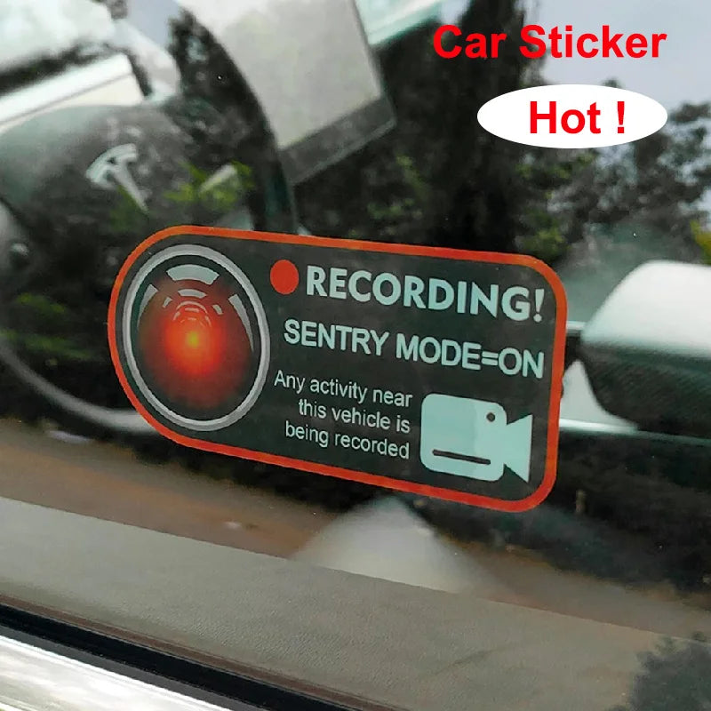 Universal Car Window Sticker for Dash Cam - Anti-Scratch Decal
