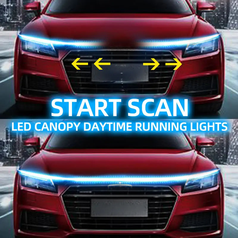LED Car Hood Light Strip - Motion Color Ambient Glow