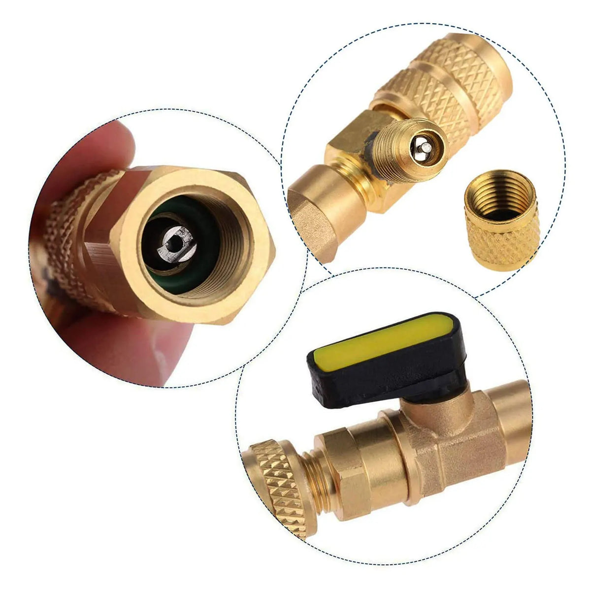 Valve Core Remover Installer Kit (1/4" & 5/16") HVAC Refrigerant - image 4