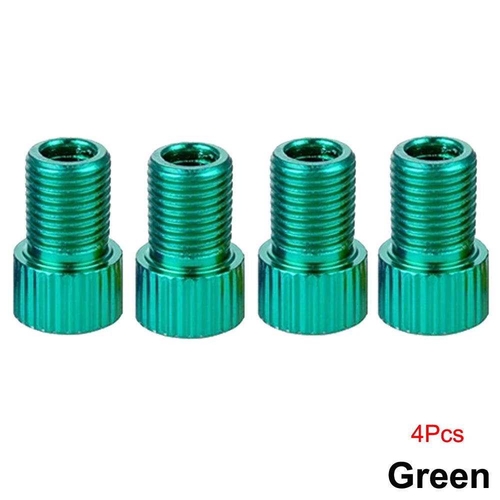 Presta to Schrader Valve Adapter, 4 Pcs, for Standard Pumps