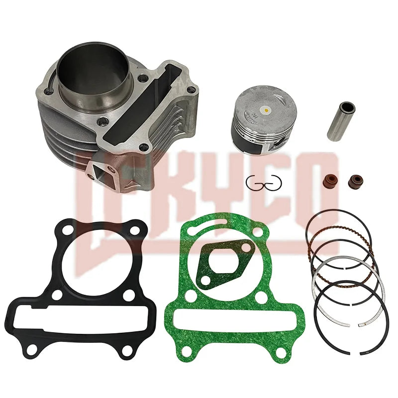50mm Big Bore Cylinder Kit, GY6 80cc to 100cc, 4-Stroke Moped - view 12