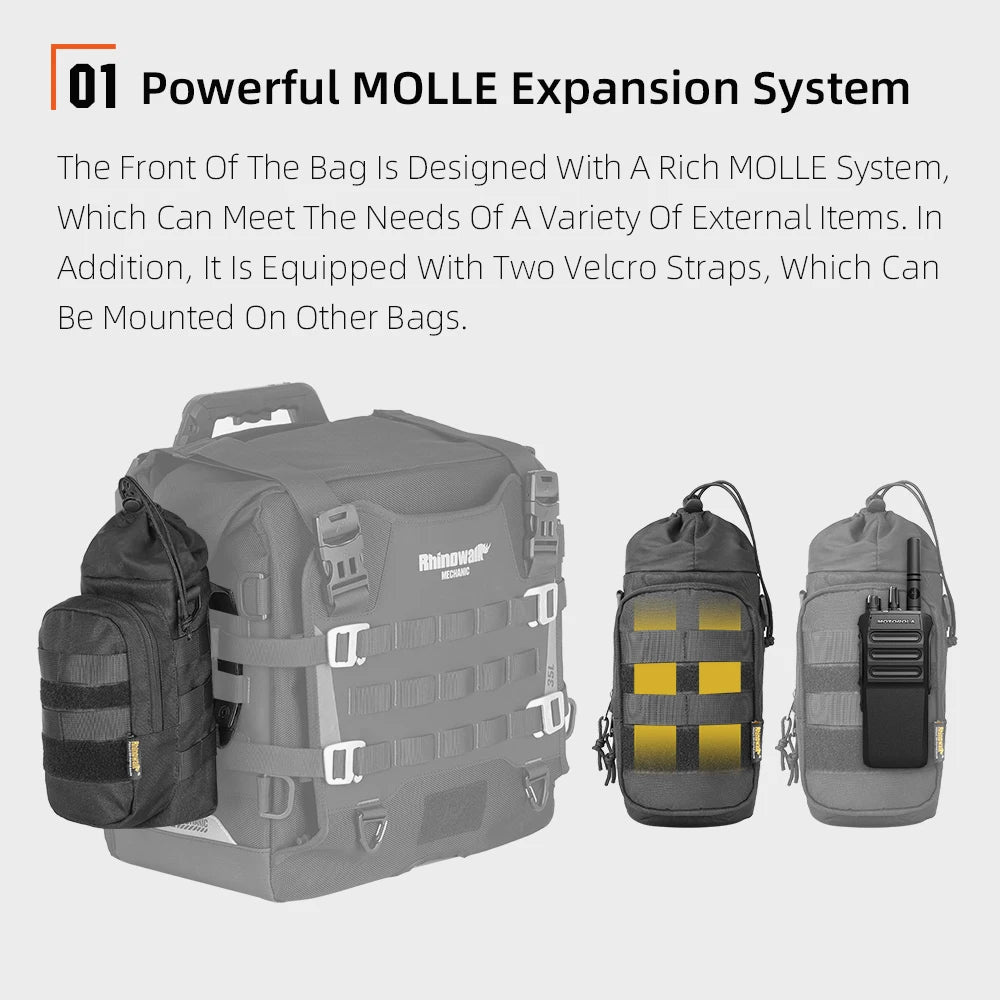 Rhinowalk Insulated Water Bottle Pouch with MOLLE System - image 6