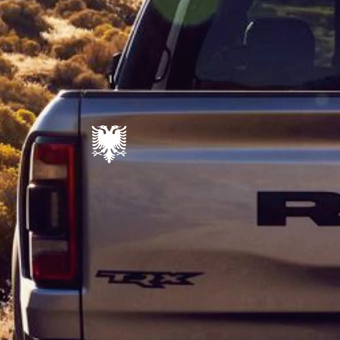 Albanian Double-Headed Eagle Vinyl Decal for Car or Truck