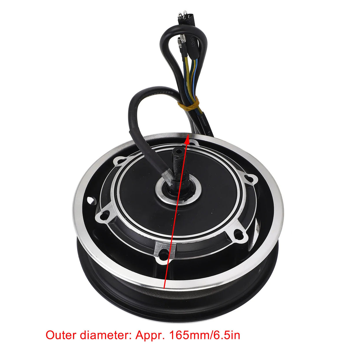 Electric Scooter Hub Motor 48V 1000W Electric Bike Brushless Disc Brake Hub Motor for 10 Inch Outer Tire 48V Hub Motor Hub Motor