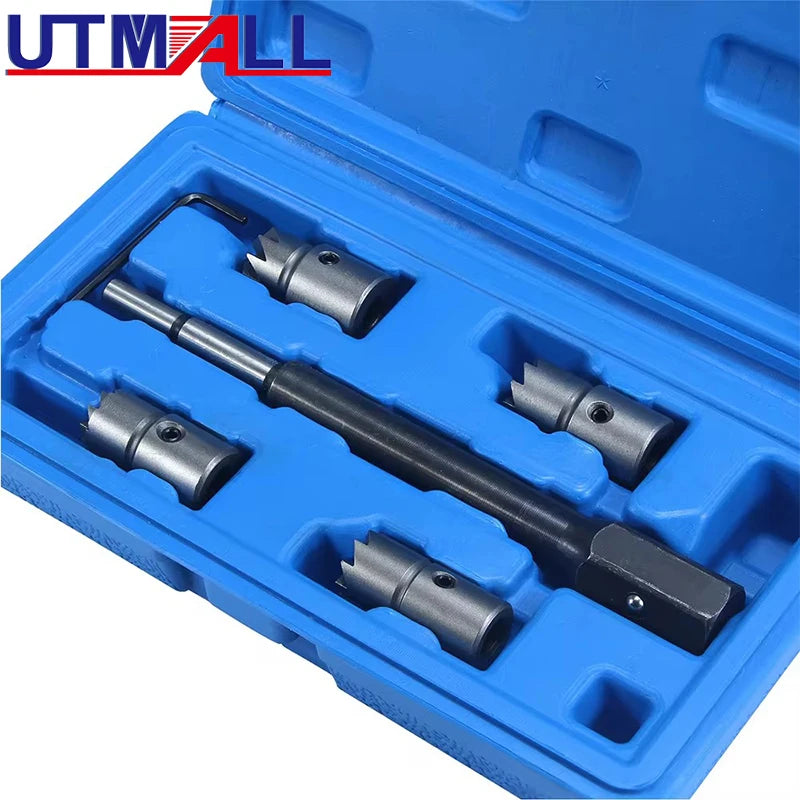 5pc Diesel Injector Seat Cutter & Cleaner Set – Reamers & Hex Key - image 2