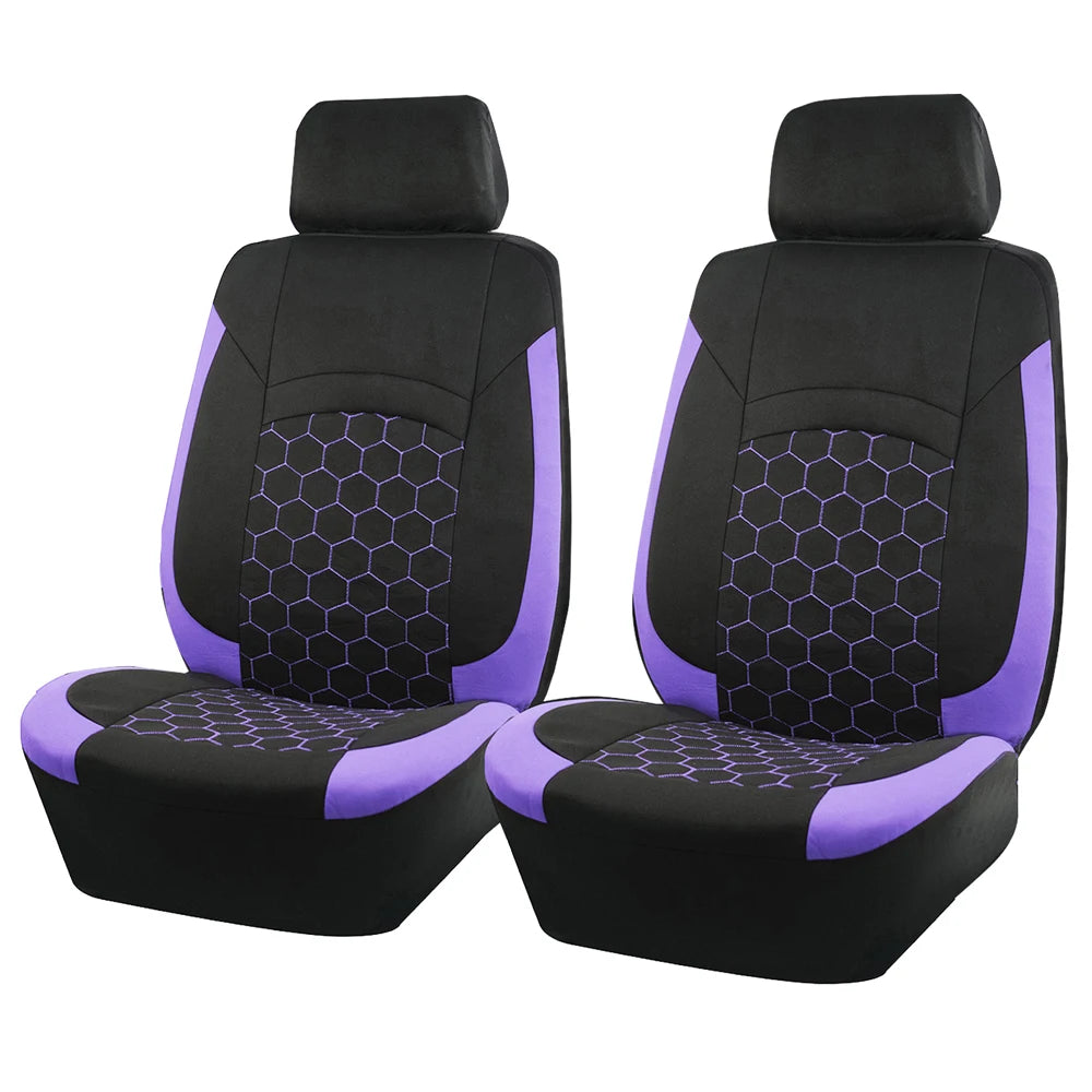 Football Embroidery Car Seat Covers, Universal Fit
