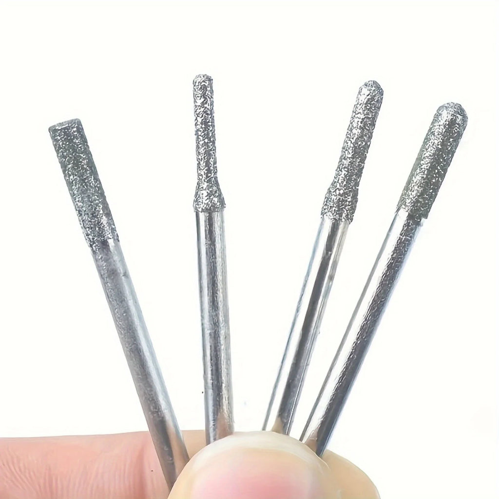 30-Piece Diamond Burr Drill Bit Set – 1/8" Shank