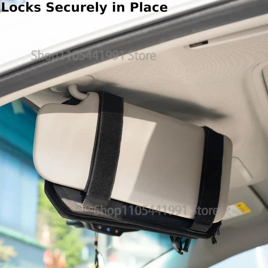 Tactical Car Sun Visor Organizer Fit Cars Trucks SUV Jeeps Patrols Car Sun Visor Organizer Fit Cars Trucks Suv Jeeps Patrols