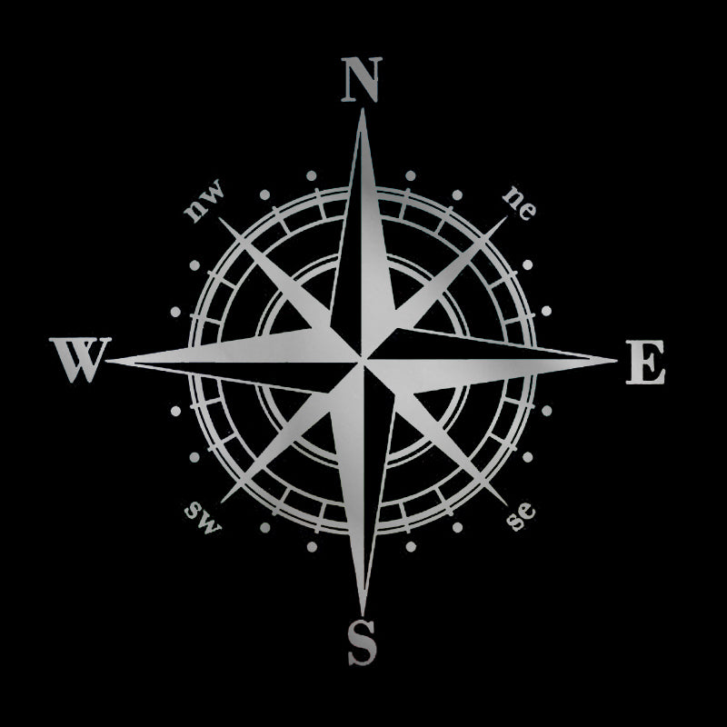 15cm Compass Car Sticker, Waterproof PVC Scratch Cover Decal - view 6