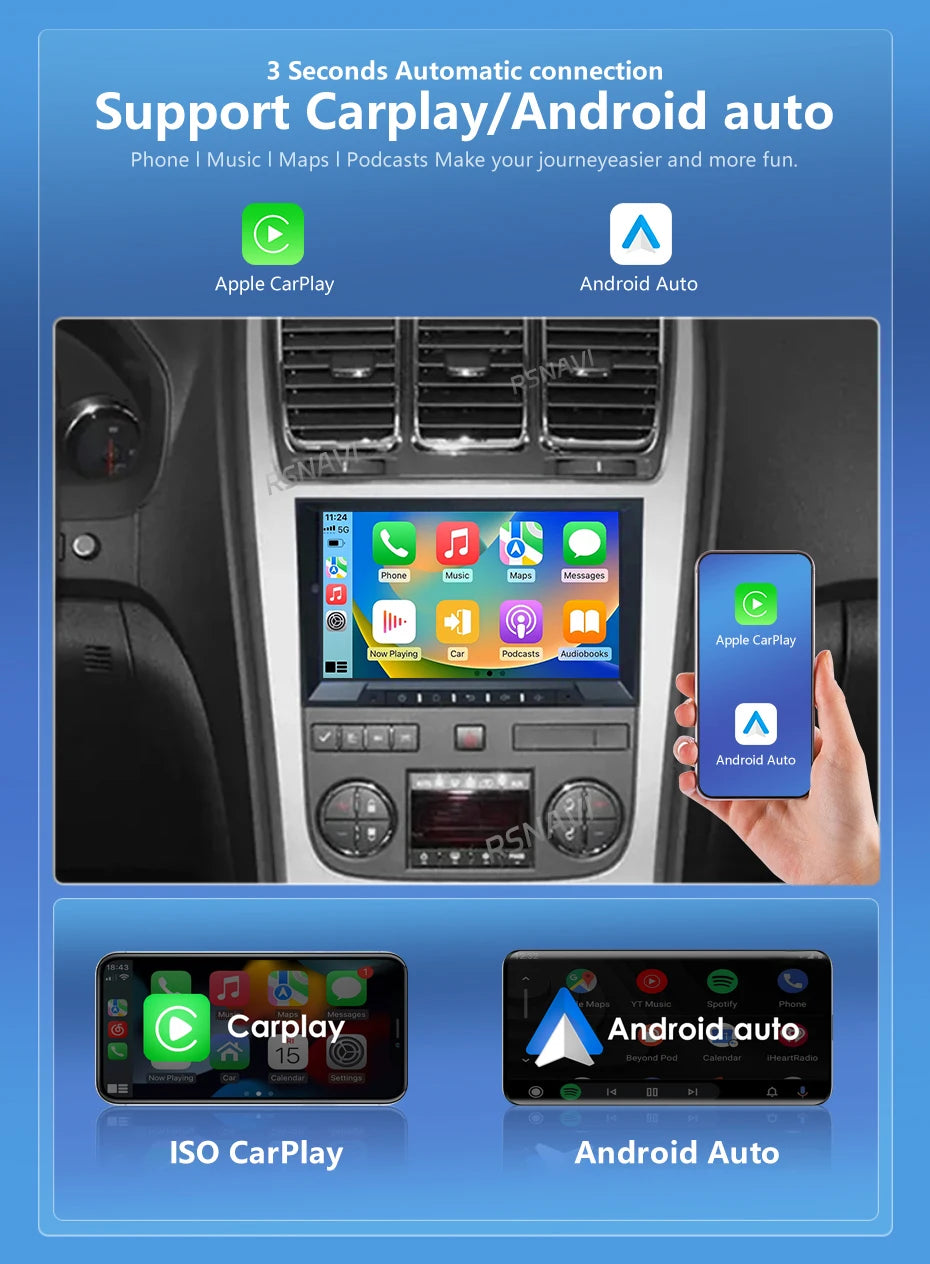 9-Inch Android CarPlay Radio for Chevy & GMC Trucks - image 14