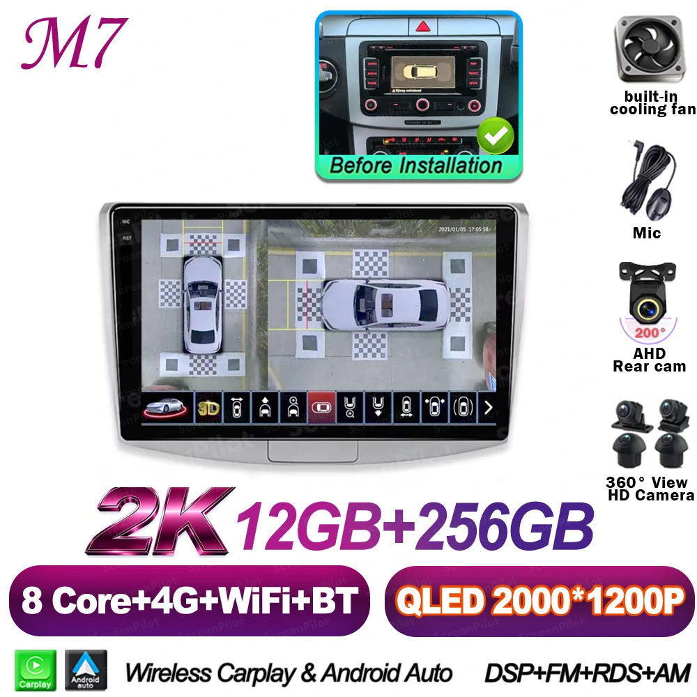 Android Car Stereo for VW Passat 2007-2021 with CarPlay & WiFi - image 18
