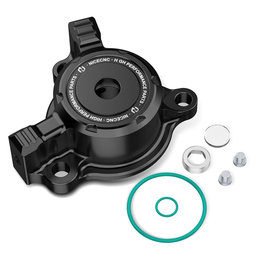 Transparent Aluminium Oil Filter Cover for Yamaha YFZ450R 2009-2024 - view 17