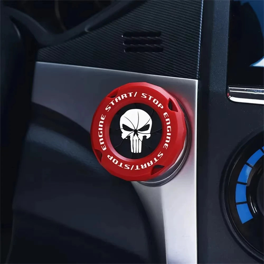 Rotating Start Stop Button Protective Cap for Car and Motorcycle - view 13