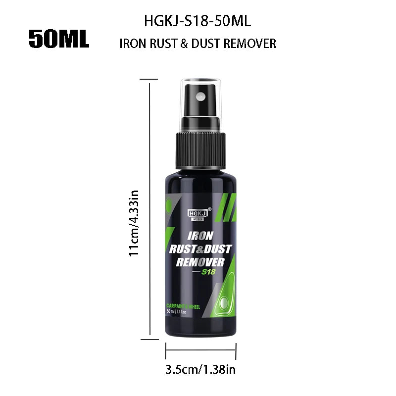 Iron Particle Remover Spray for Car Paint & Wheels, Rust Dust Cleaner
