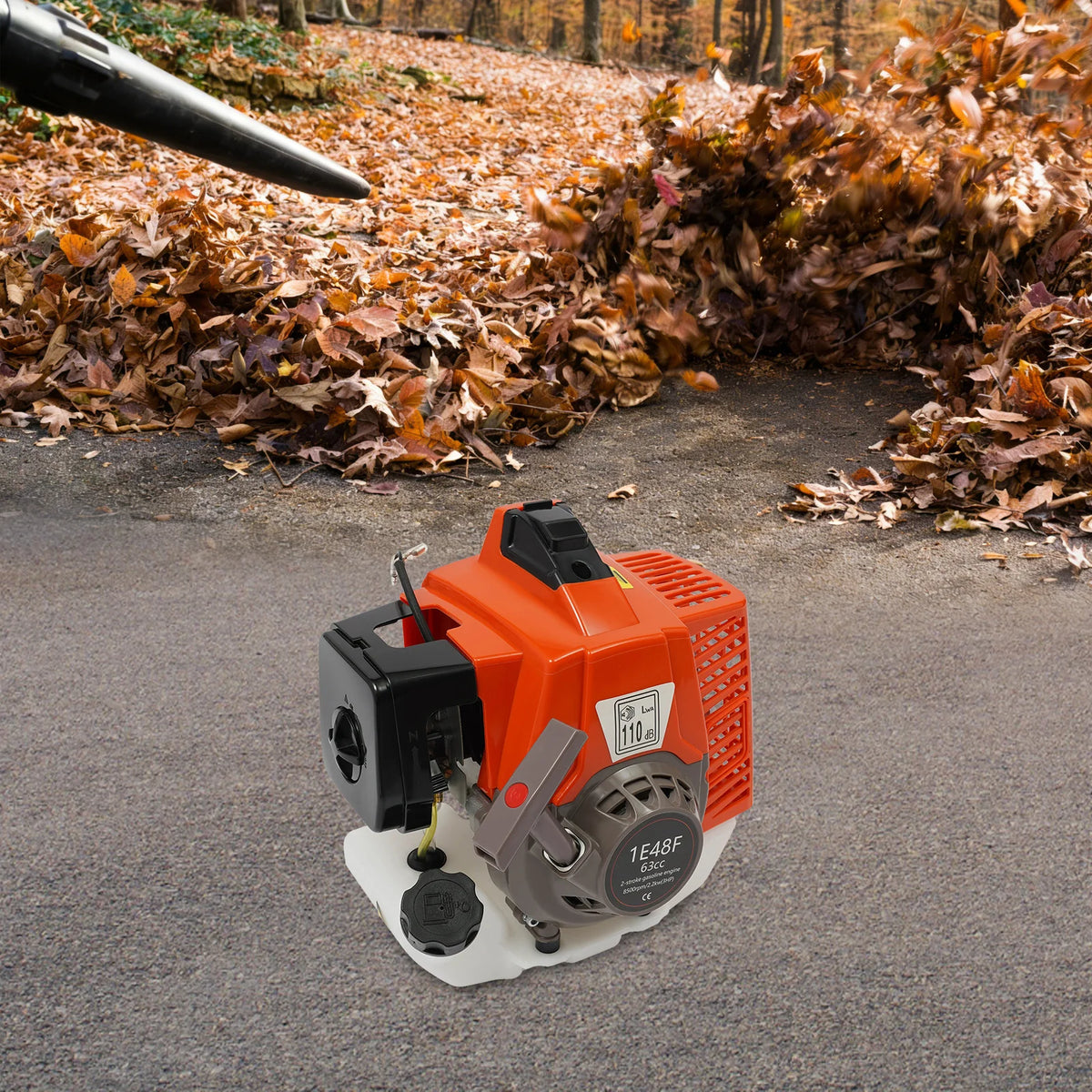 63cc 2-Stroke Gas Engine, 2.2 kW 8500 RPM for Tiller and Generator