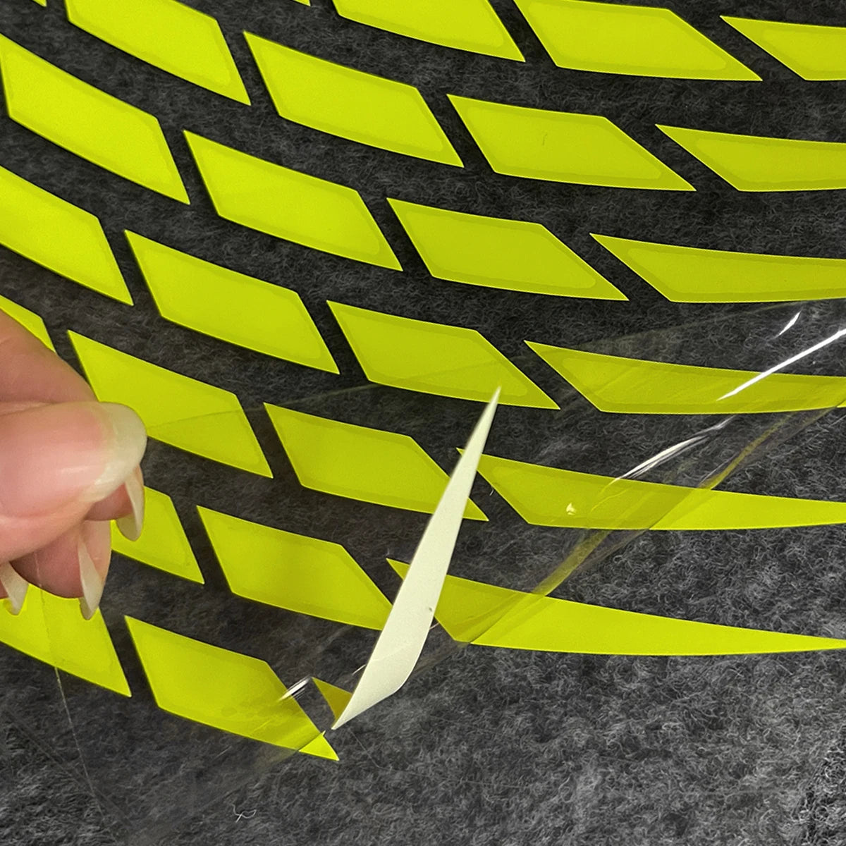 17in Reflective Wheel Rim Stripe Decal Kit for Kawasaki Z900 - view 8