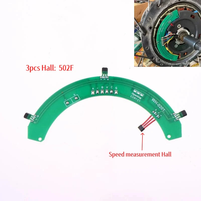 E-bike Motor Hall Sensor Kit Includes High Pressure Models 502F 3144 for PCB Essential for Fixing Controller RPM Sensing Issues