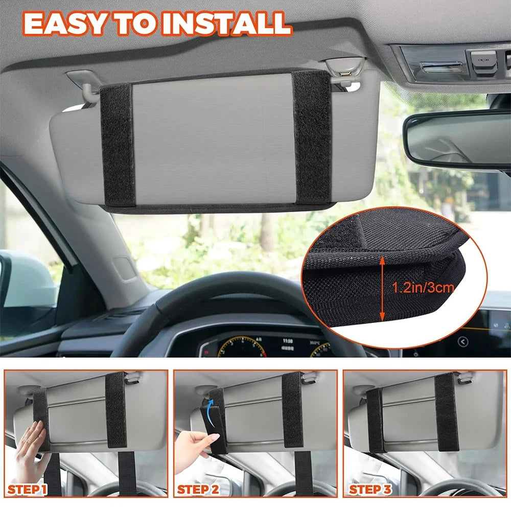 MOLLE Sun Visor Organizer Pouch for Cars and Trucks