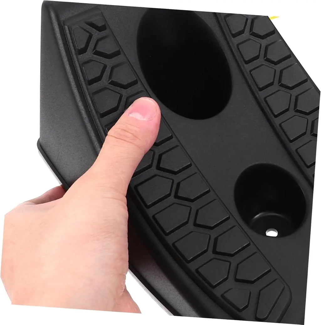 Rubber Heavy Duty Wheel Chocks Easy to Carry Chock Block for Front and Back Tires for Car, Travel Trailers, RV, Truck, and ATV