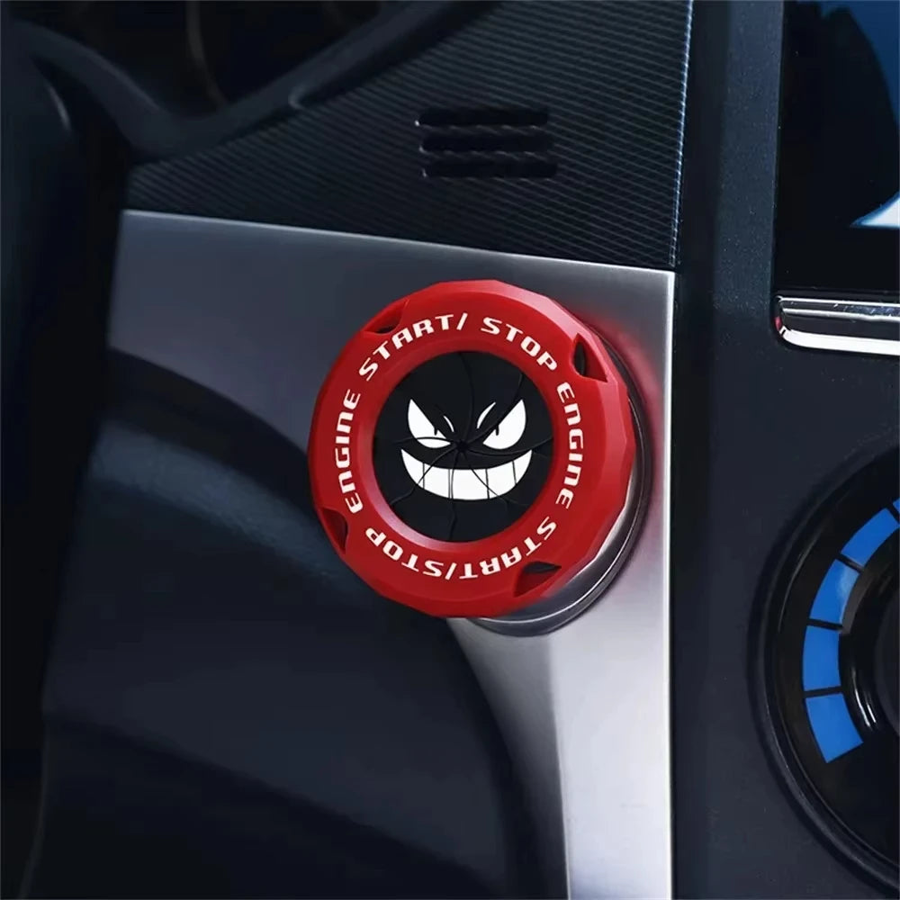 Rotating Start Stop Button Protective Cap for Car and Motorcycle - view 6