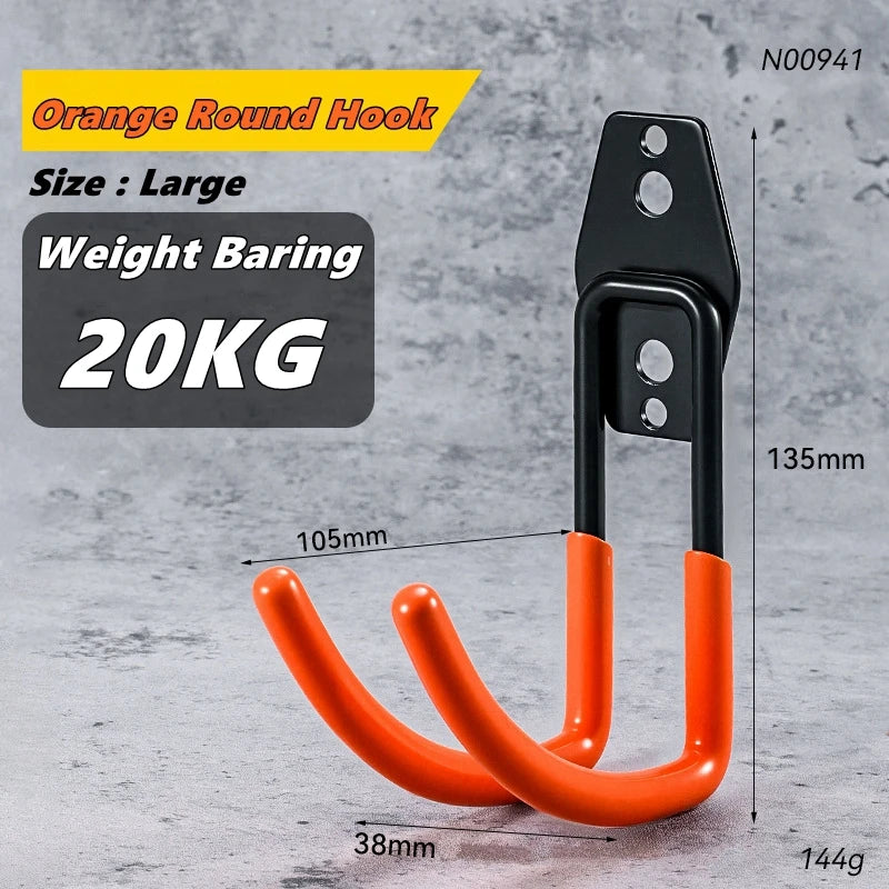 Heavy Duty Wall Mount Garage Utility Hooks for Tool Storage