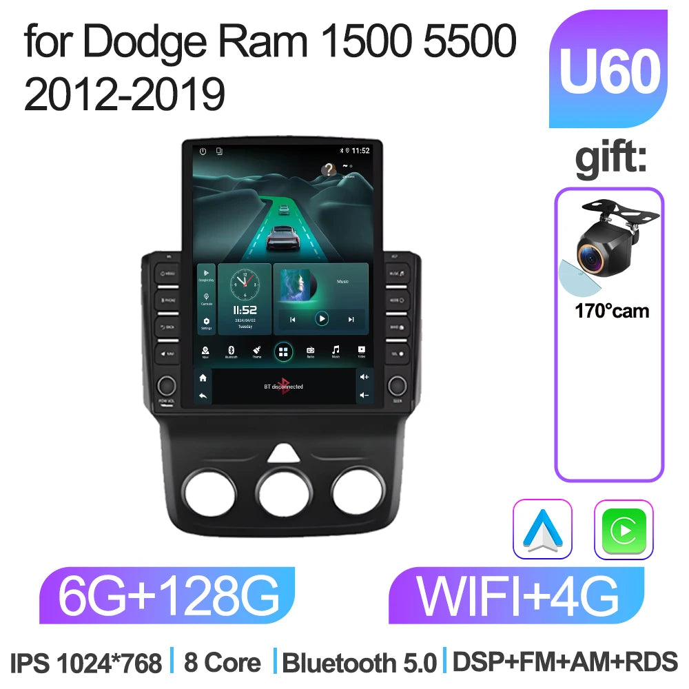 9.7-inch Android CarPlay Stereo for Dodge Ram 2012-2019 - image 45
