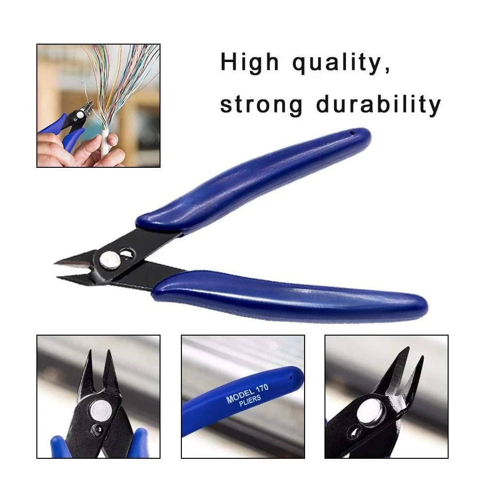 Precision Wire Cutting Pliers - 125mm Diagonal Nipper for Electronics - image 7