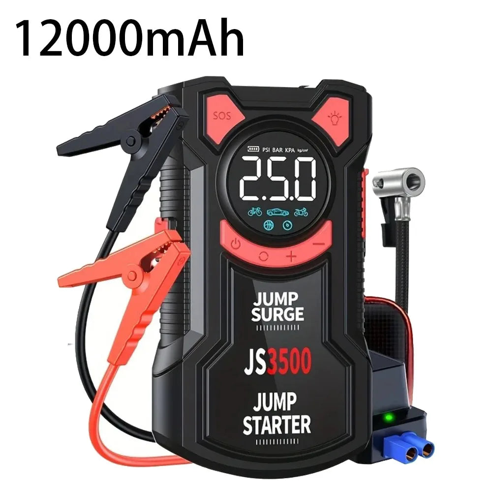 5-in-1 Jump Starter with Air Pump and Tire Inflator