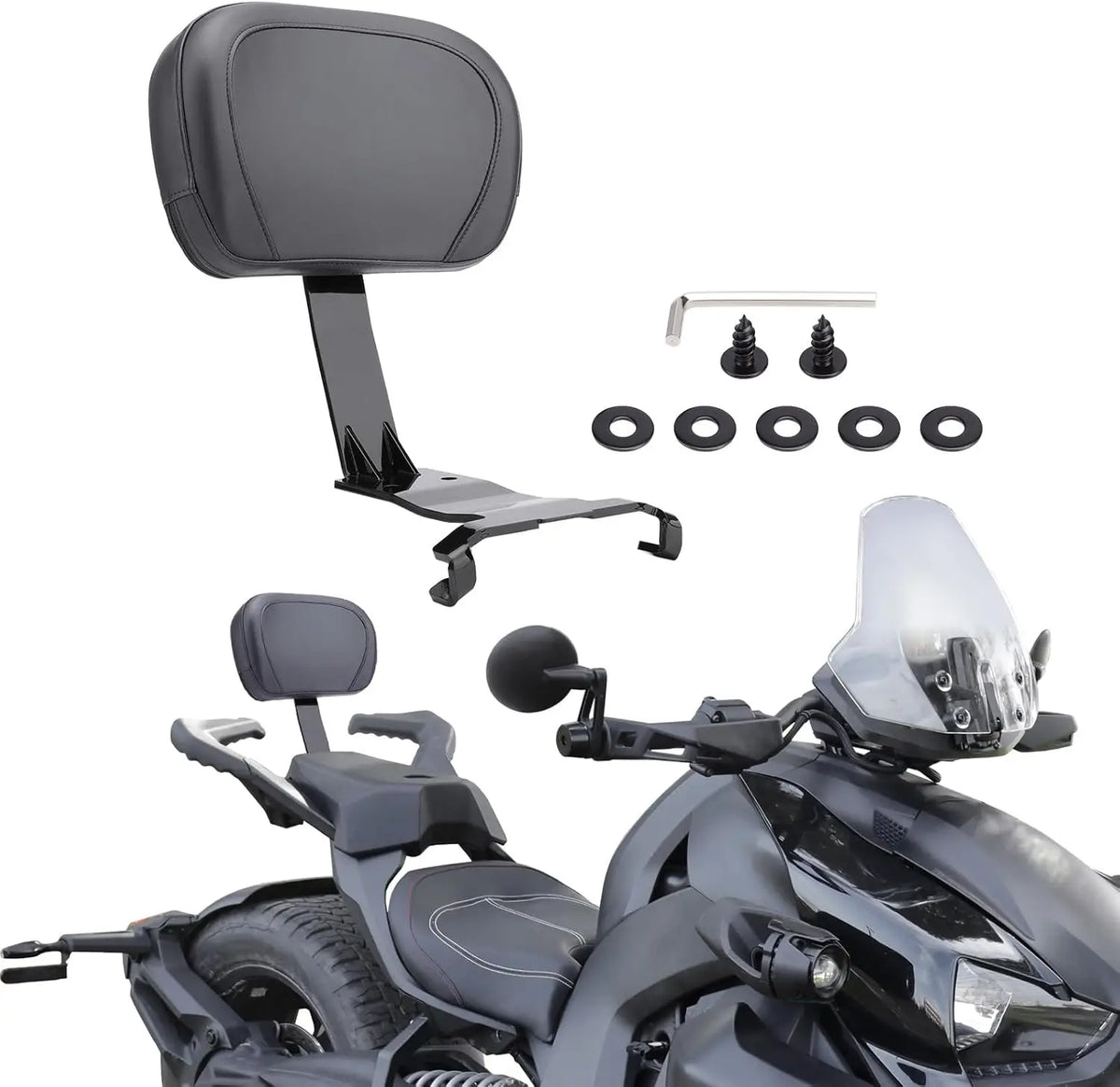 Passenger Backrest for Can-Am Ryker 600/900 2019-2026 - image 16