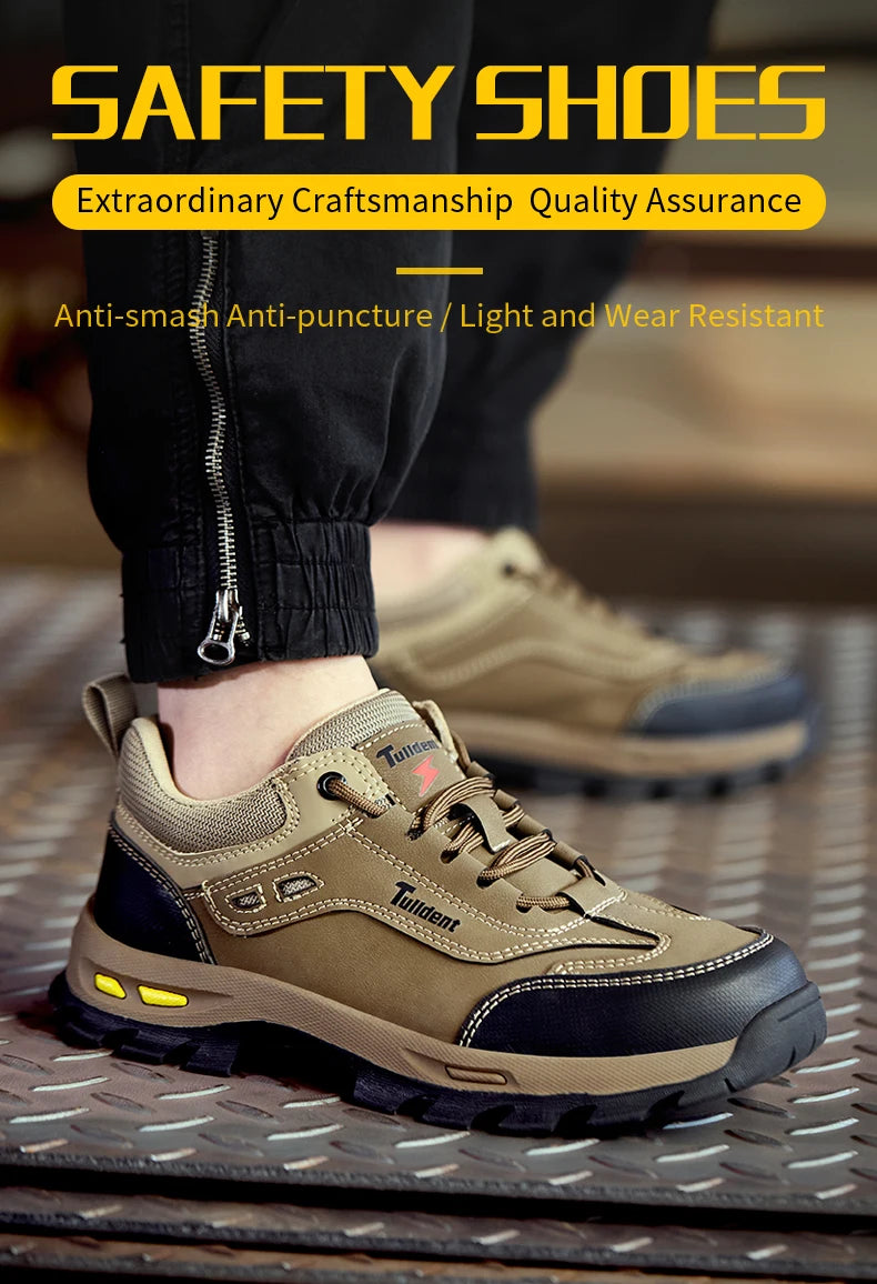 Men's Puncture-Resistant Safety Work Boots - image 9