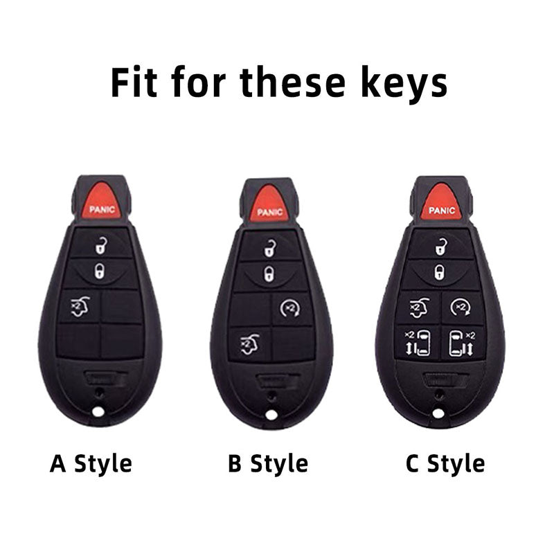 TPU Key Fob Cover for Chrysler Jeep Dodge Ram Car Remote - image 3