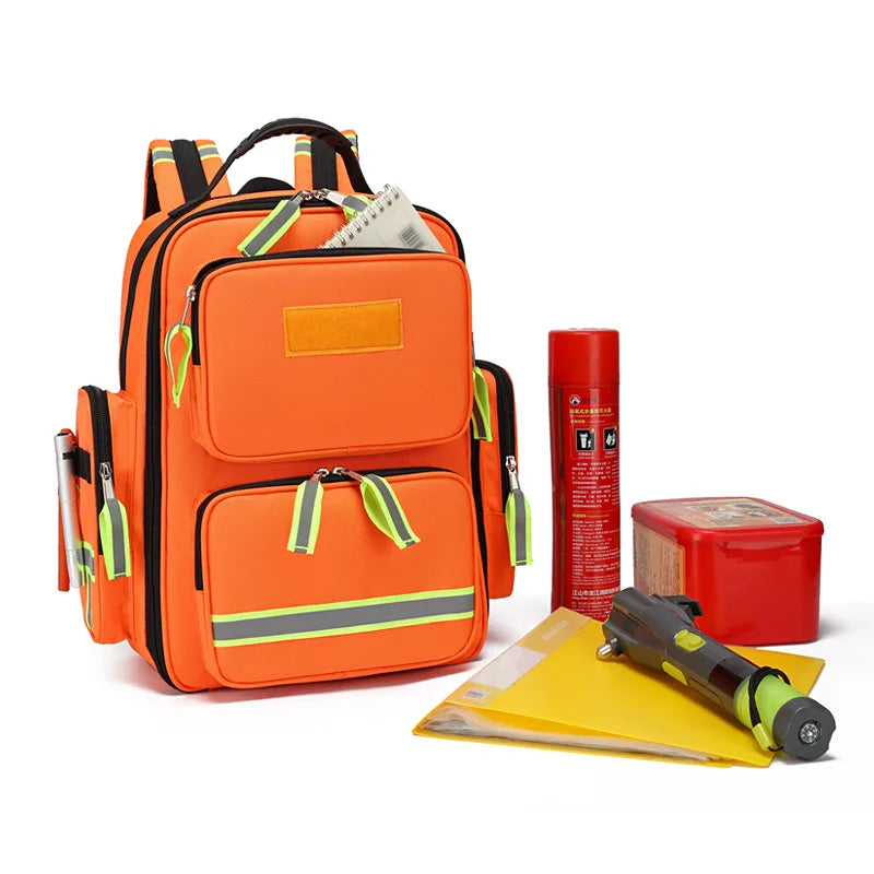 Large-Capacity First Aid Backpack – Emergency Rescue Kit