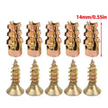 Hollow Wall Metal Anchors with Screws – Drywall & Concrete