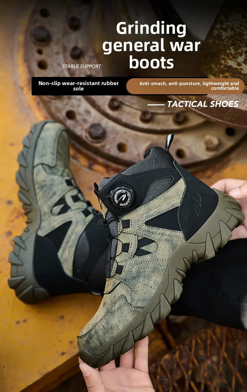 Steel Toe Safety Boots, Smash-Proof & Puncture-Resistant - image 8