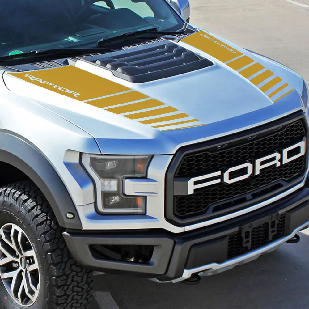 Custom Vinyl Hood Decals for Ford Ranger, Raptor & F-150 (2015-2020) - image 5