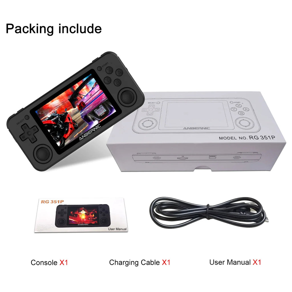 ANBERNIC RG351P Retro Handheld Game Console - 2500 Games - image 9