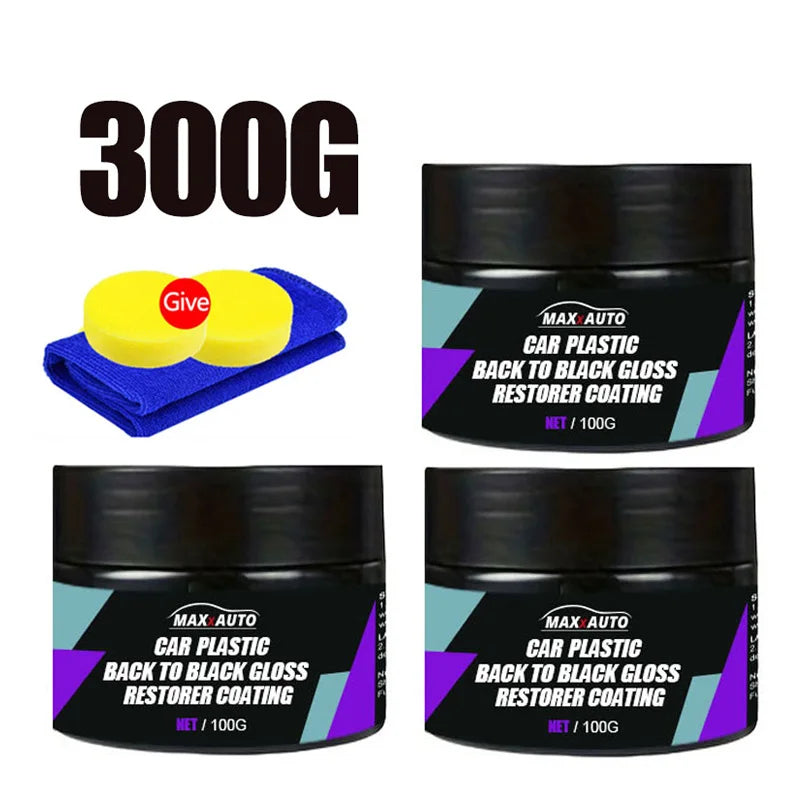 Car Plastic Trim Restorer, Back to Black Interior & Panel Coating
