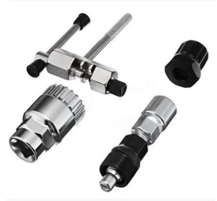 Bicycle Repair Tool Kits Bike Flywheel Removal Chain Breaker Cutter Crank Puller Bike Wrench Cassette Bracket Extractor Sets