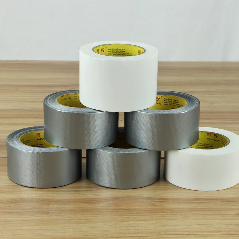 1 Roll Adhesive Fabric Duct Tape Heavy Duty, Carpet Waterproof Tape, Silver Tape Decorative, Automotive Fabric Tape 10 Meter