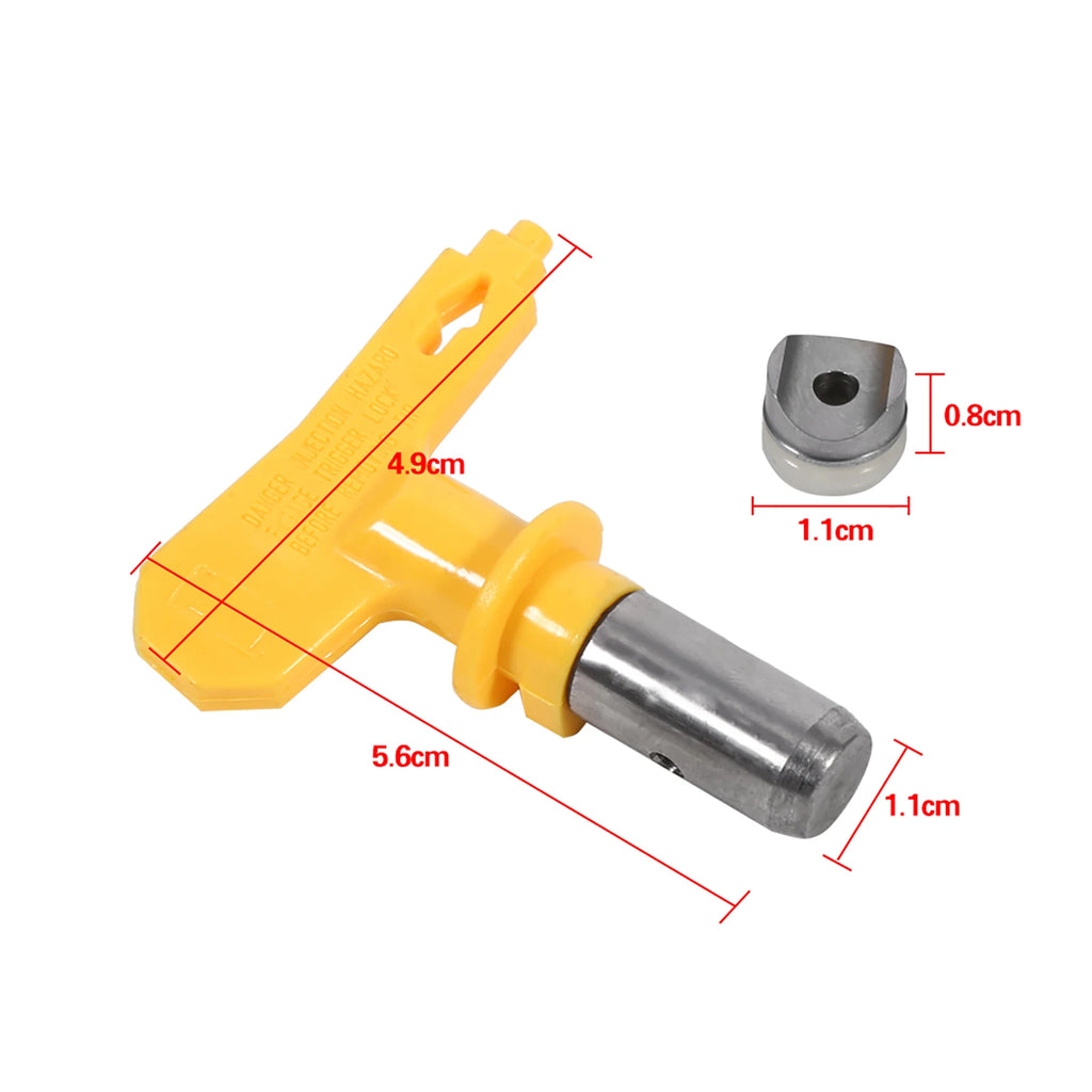 Paint Spray Gun Tip Useful Reversible Tungsten Steel Airless Paint Spray Gun Tip Nozzle Accessoies Home Graden Tool