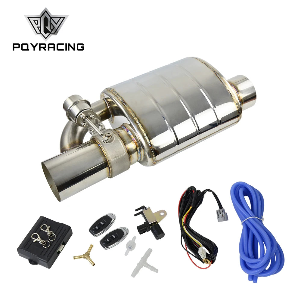 Stainless Steel Exhaust Cutout Valve 2.5/3/3.5" with Wireless Remote