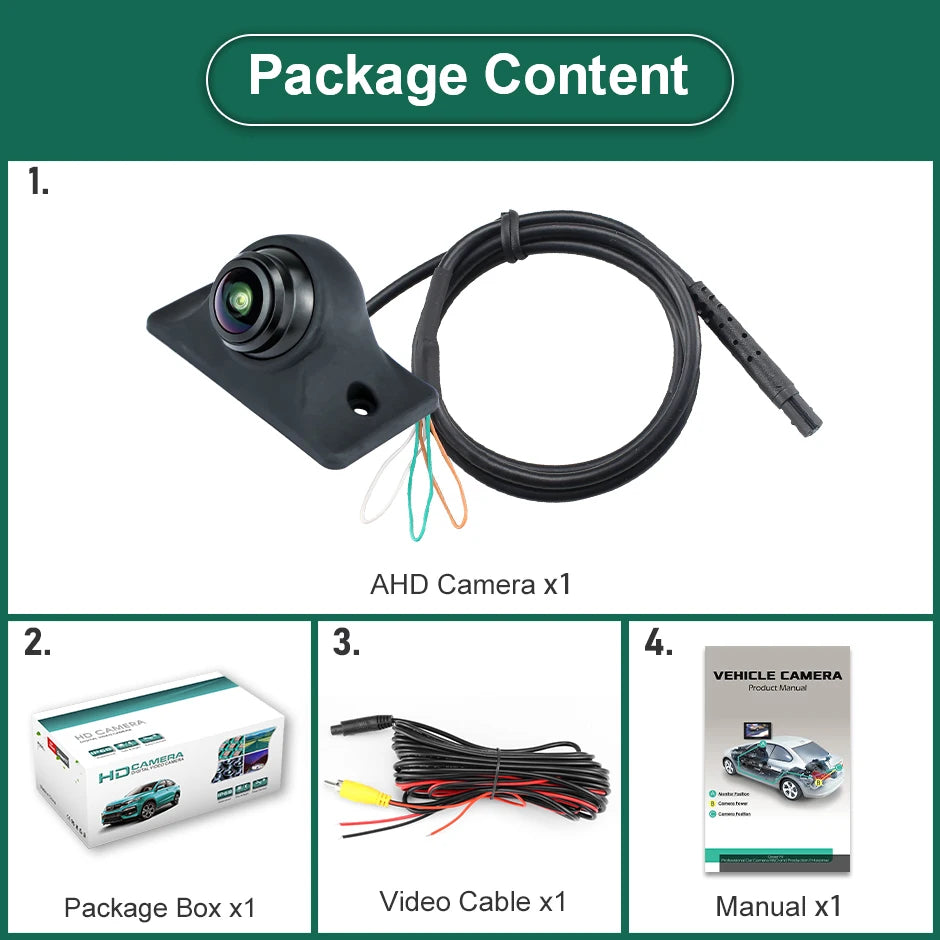 GreenYi 360° Adjustable AHD 1080P Mini Car Camera - image 17