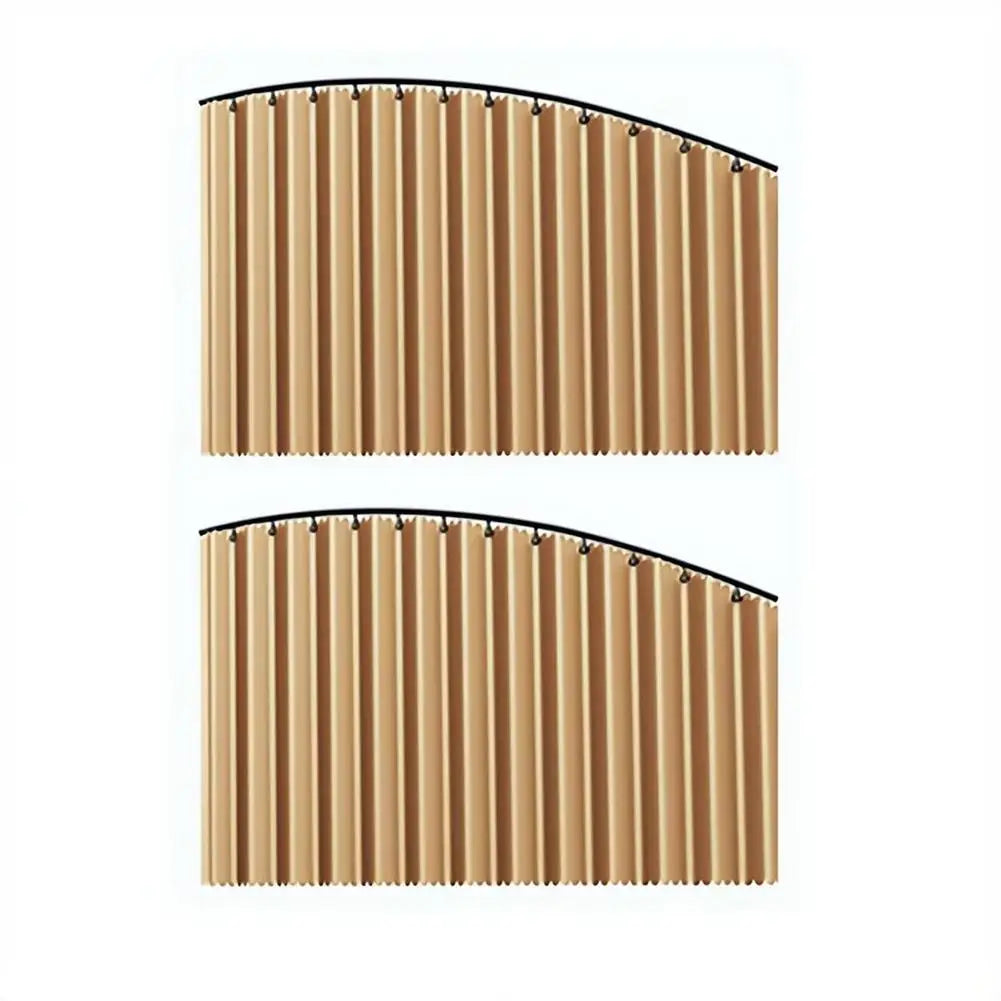 Car Side Window Pleated Sun Shades with Slide Track